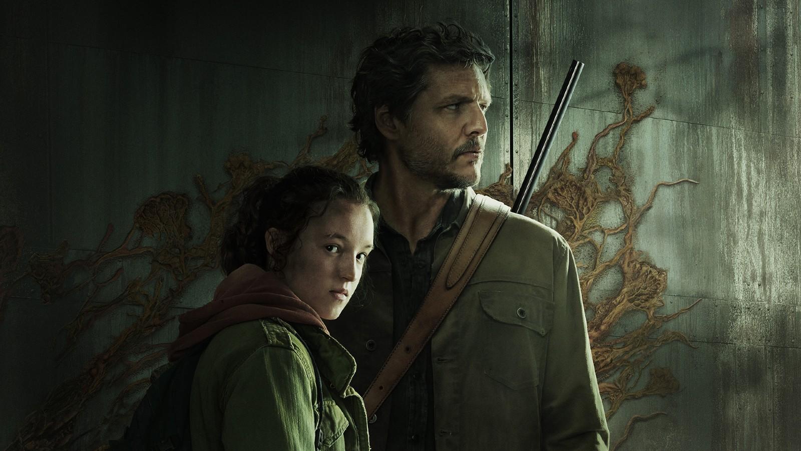 An image of Joel and Ellie in HBOs The Last of Us, played by Pedro Pascal and Bella Ramsey.