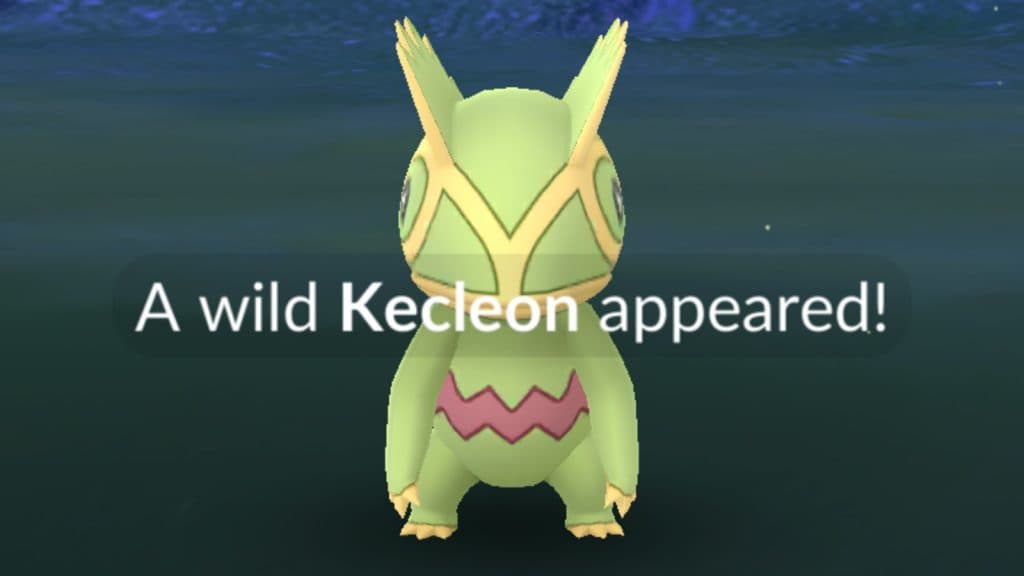 A wild Kecleon in Pokemon Go