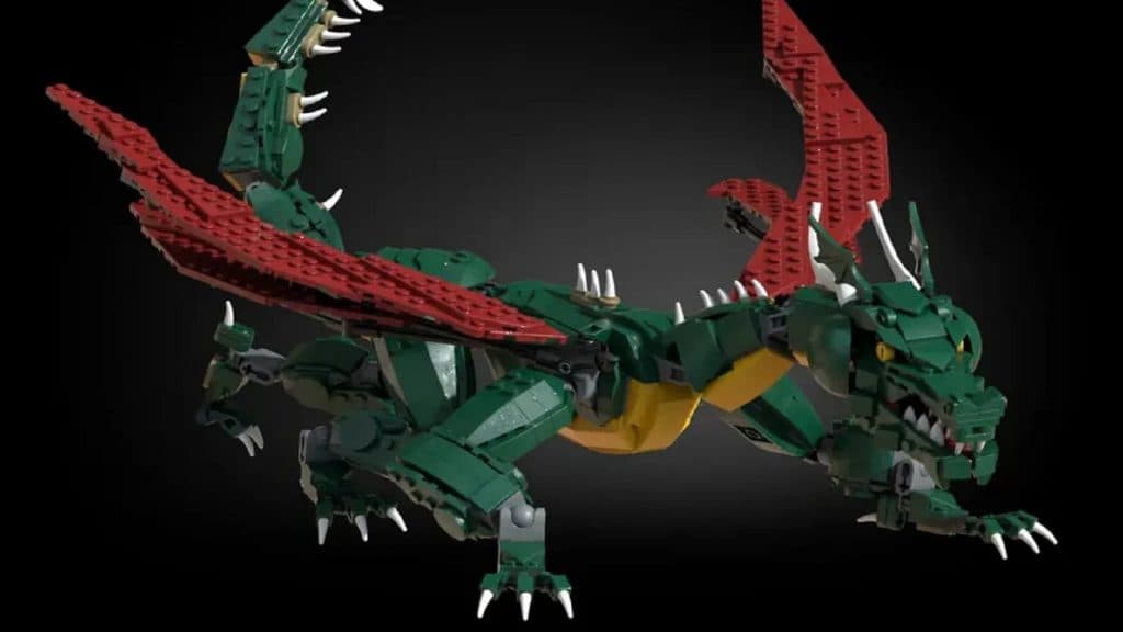 D&D LEGO Green Dragon