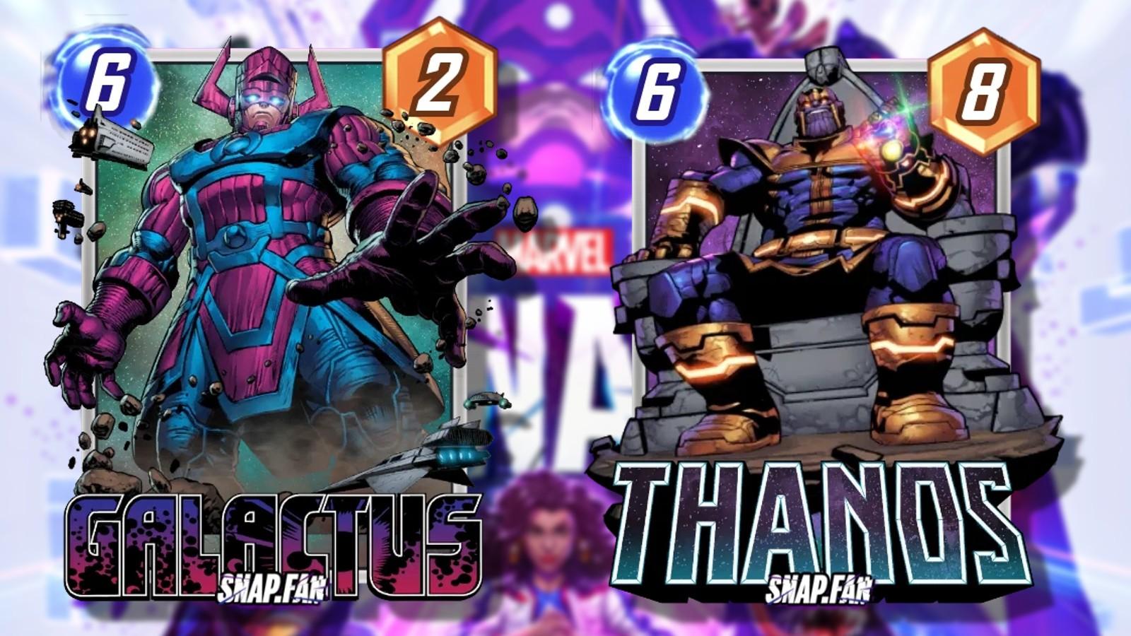 Marvel Snap Galactus Thanos