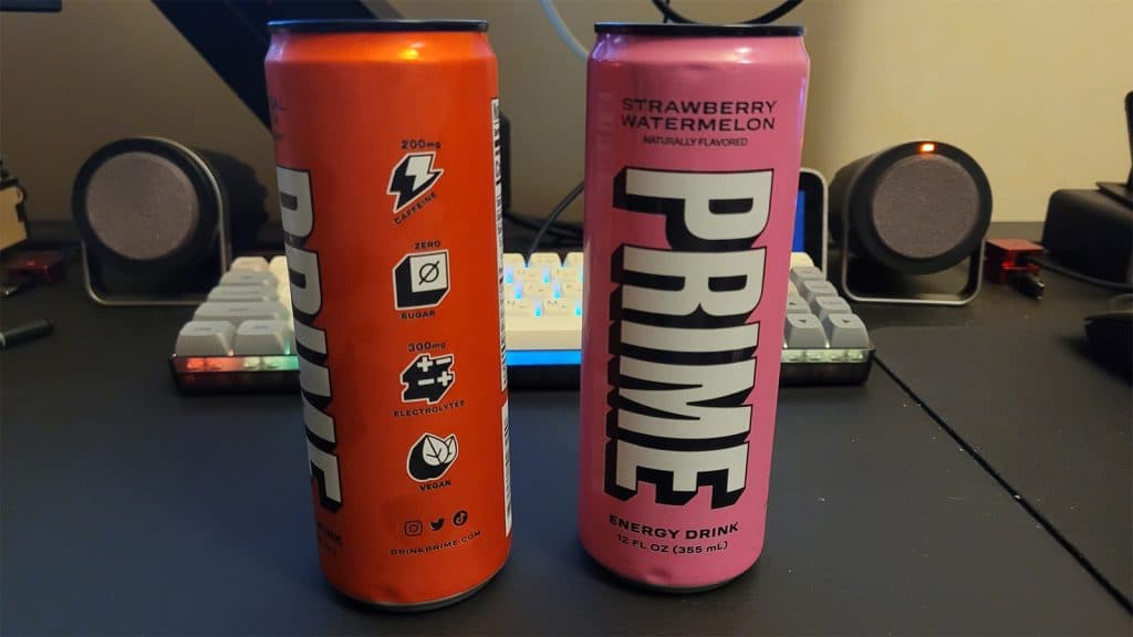 Prime Energy cans