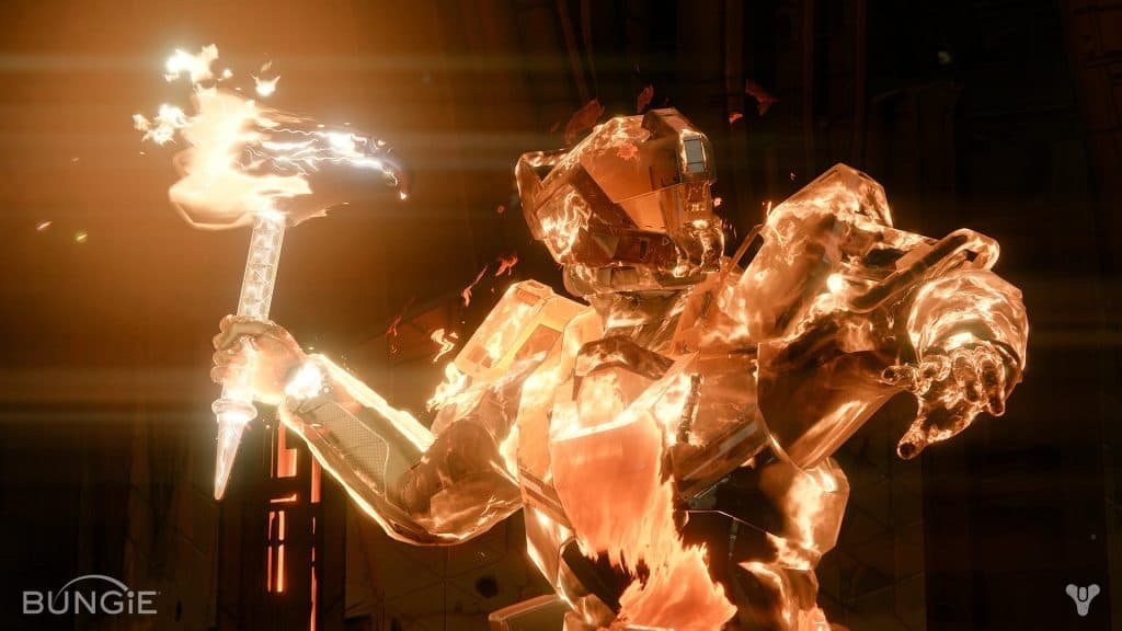 Destiny 2 Titan activating Solar Super