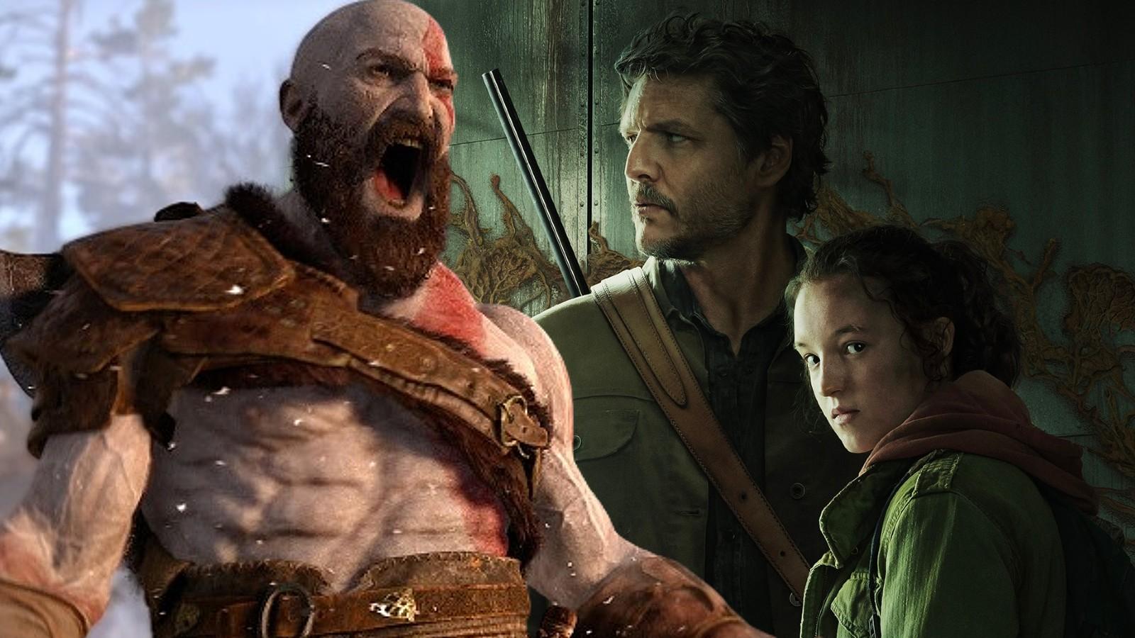 Kratos in God of War and the cast of The Last of Us HBO show