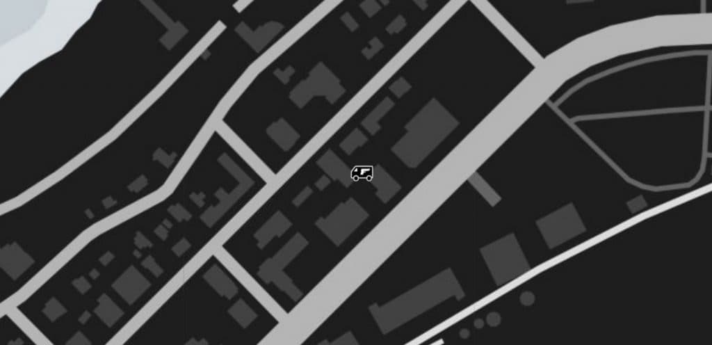 GTA Online map with Gun Van location in Paleto Bay