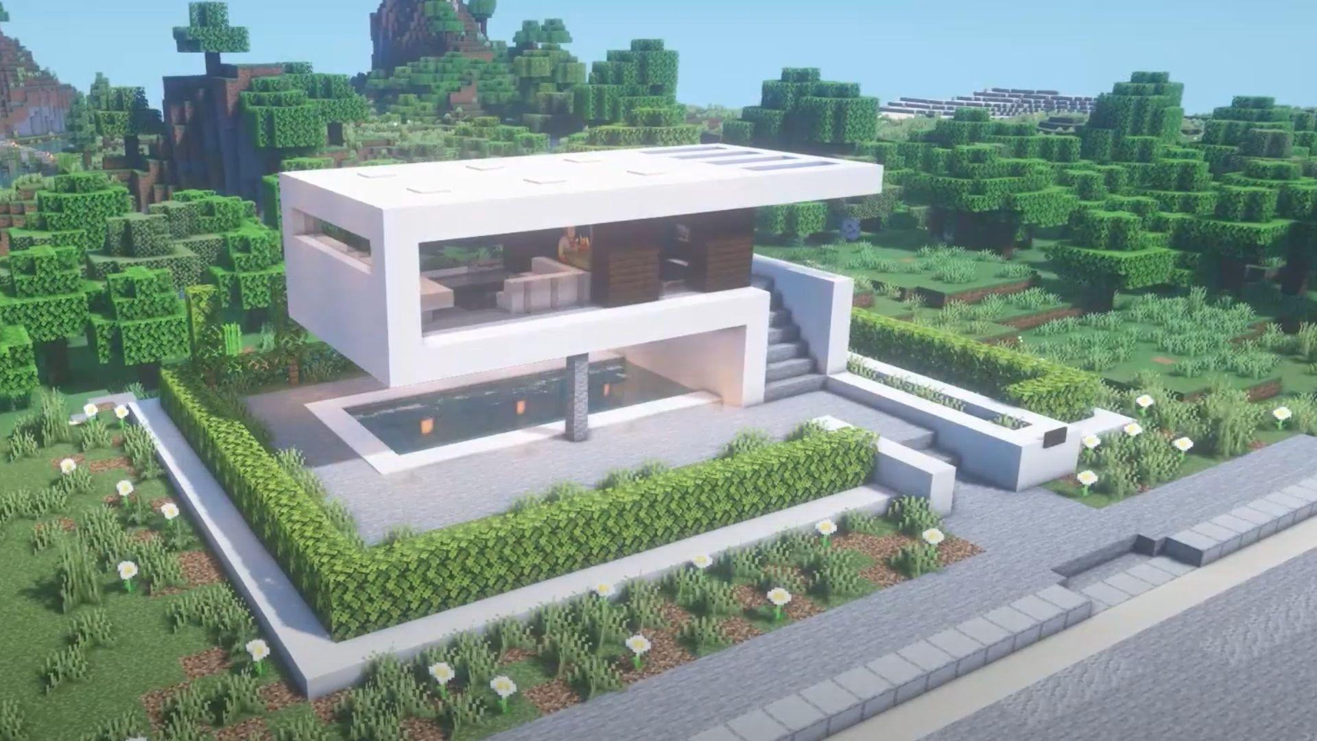 Simple Modern Minecraft house