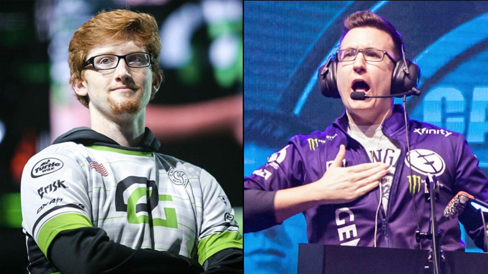scump and aches side by side