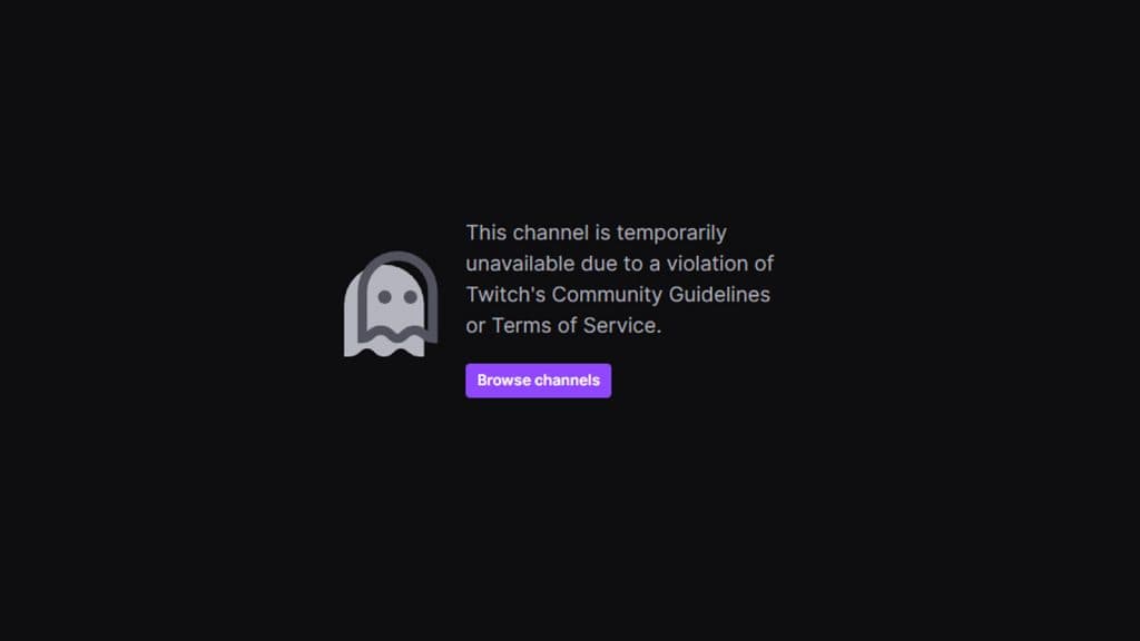 twitch banned page