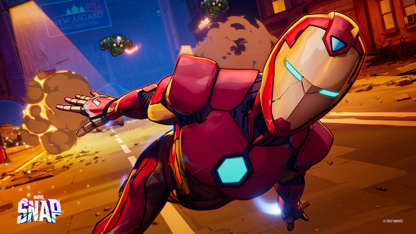 picture of iron man in battle