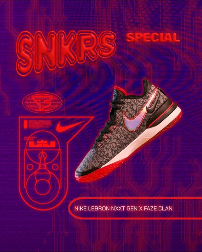 Nike Lebron nxxt gen shoe