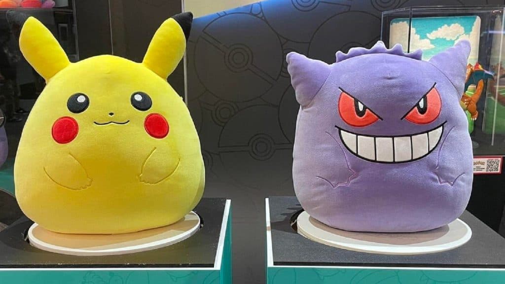 Pokémon Squishmallows Of Fat Pikachu, Gengar Debut At Comic Con