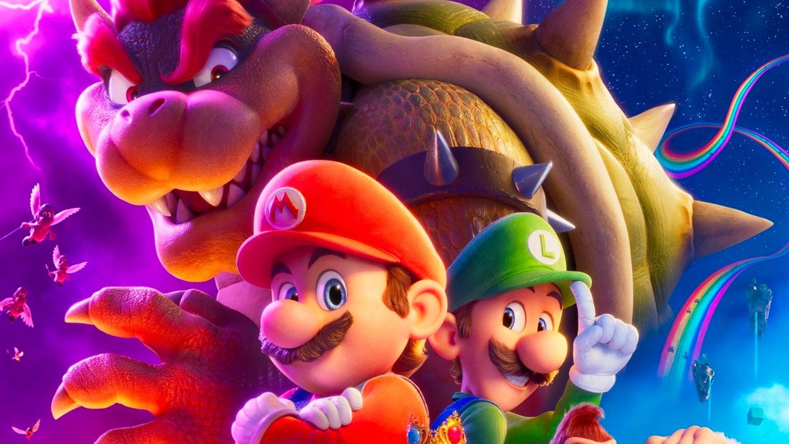 the poster for the Super Mario Bros movie