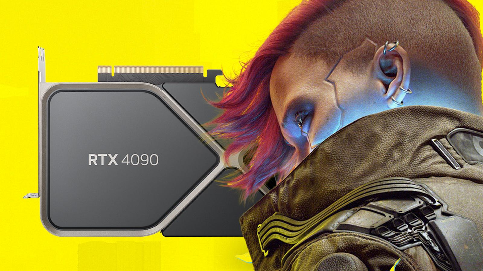 V from Cyberpunk with an RTX 4090