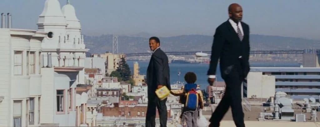 The real Chris Gardner in the ending of The Pursuit of Happyness