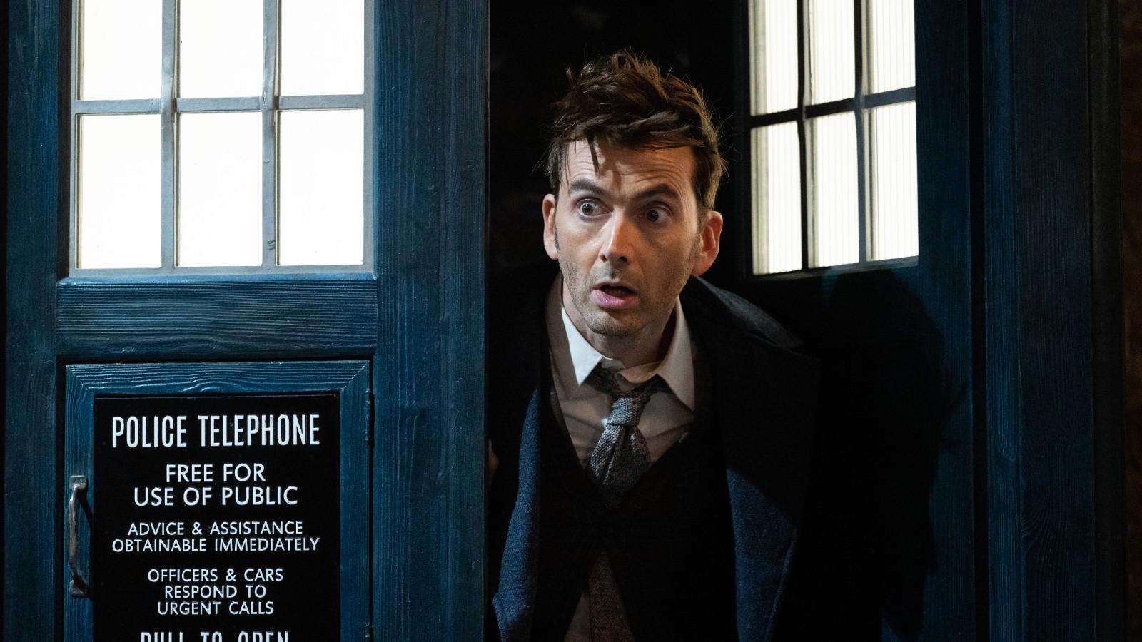 An image of David Tennant as the fourteenth Doctor as featured in the Doctor Who 60th anniversary specials.