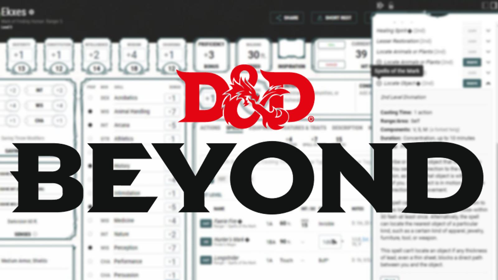 D&D Beyond is the premier character creation tool in Dungeons & Dragons.