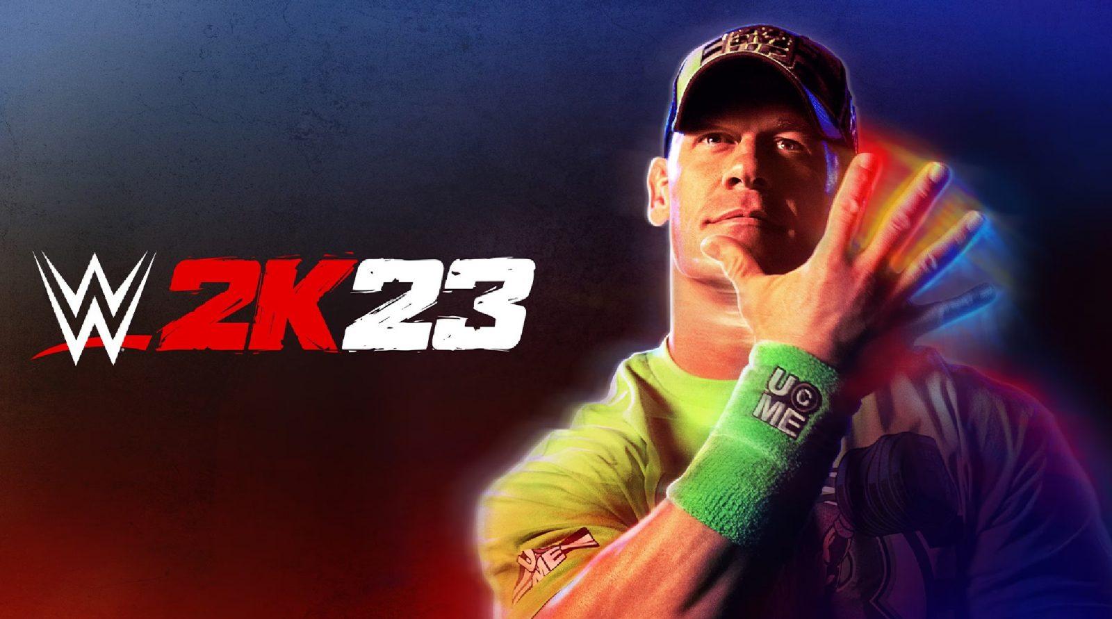 WWE 2K23 cover art