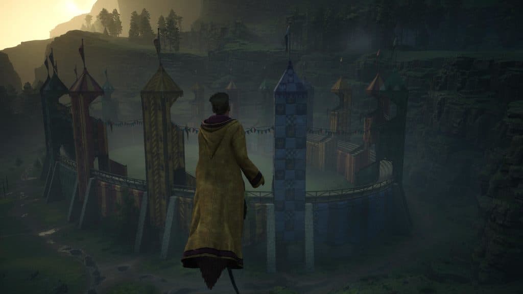 hogwarts legacy quidditch pitch screenshot