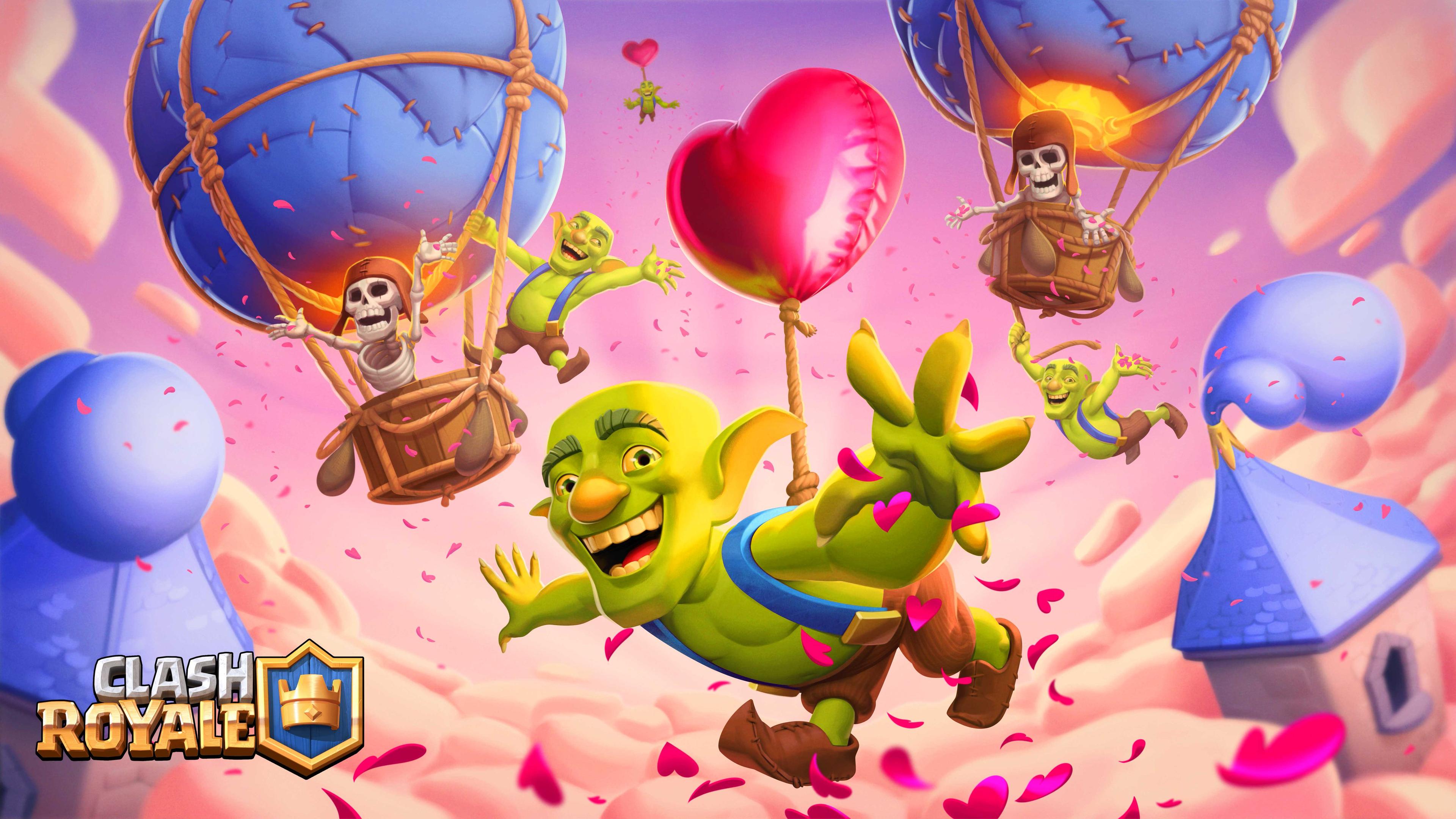 cover art for the Goblin Party Season in Clash Royale.