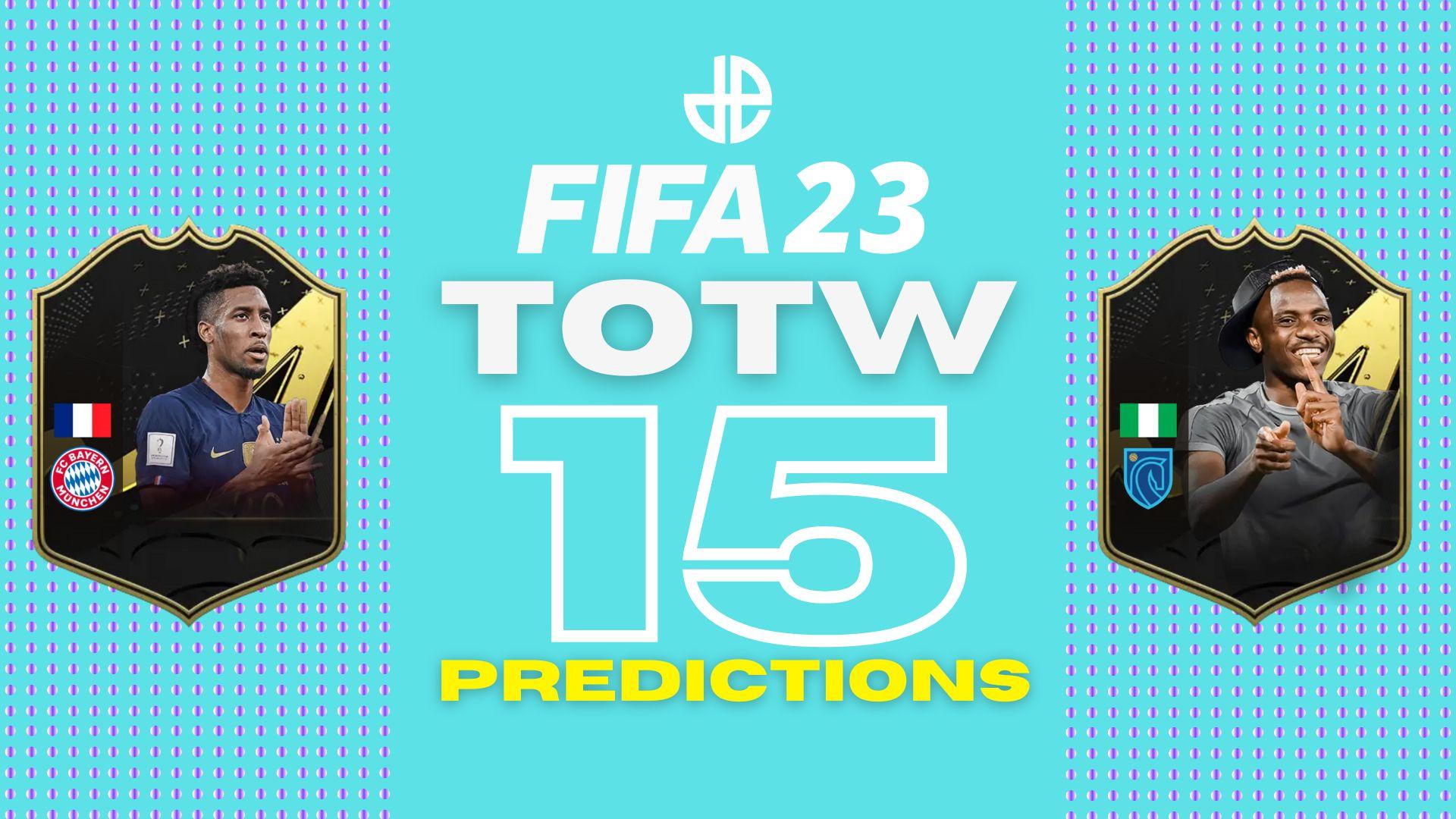 FIFA 23 Team of the Week 23 predictions and cards