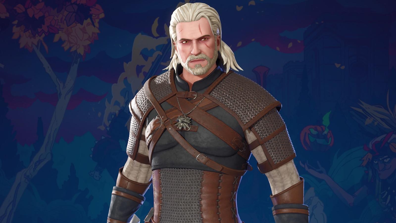 The Witcher's Geralt of Rivia skin in Fortnite