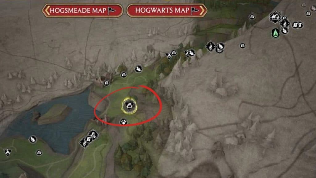 hogwarts legacy troll lair location