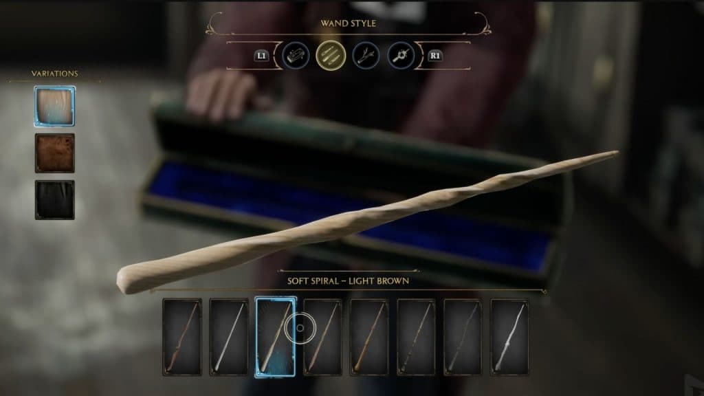 hogwarts legacy wand Unicorn Hair build