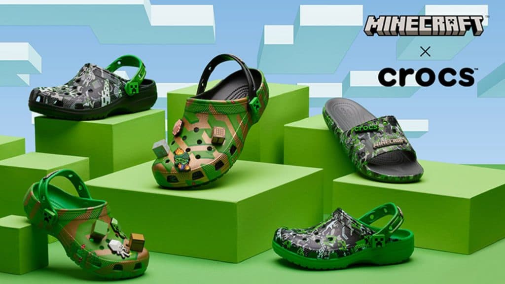 Minecraft x Crocs collaboration