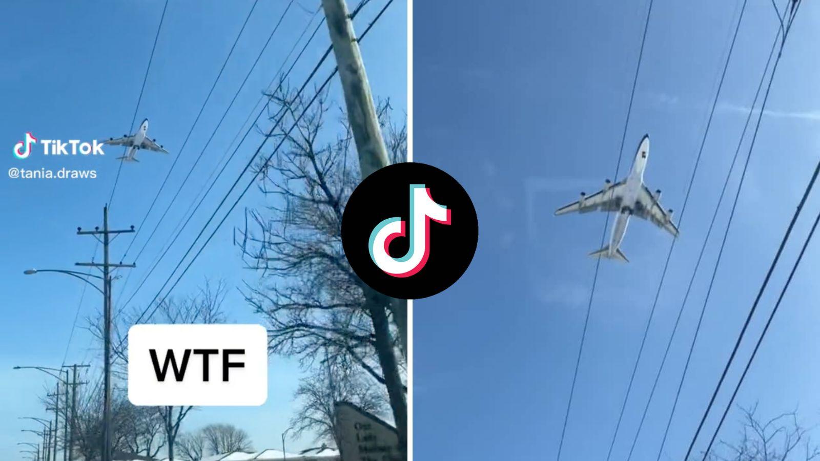 Viral video of plane not moving in the air sparks conspiracy theories