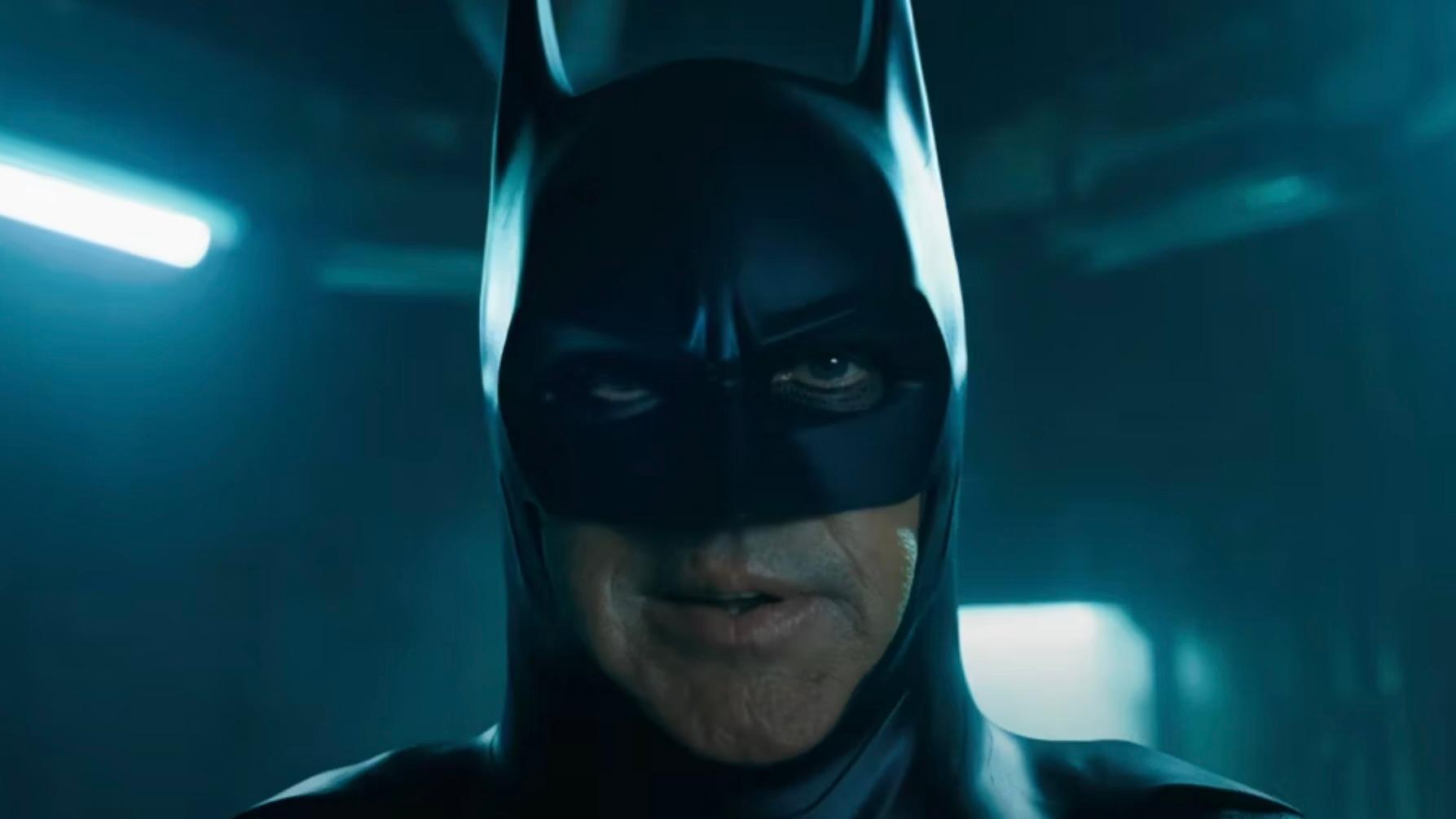Michael Keaton as Batman in The Flash.