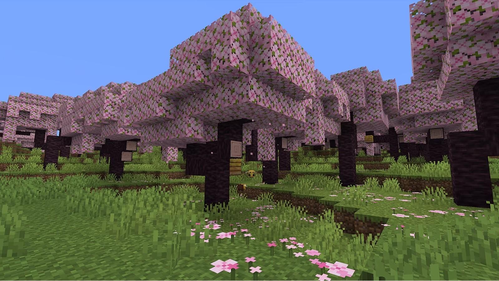 Minecraft Cherry Wood Biome