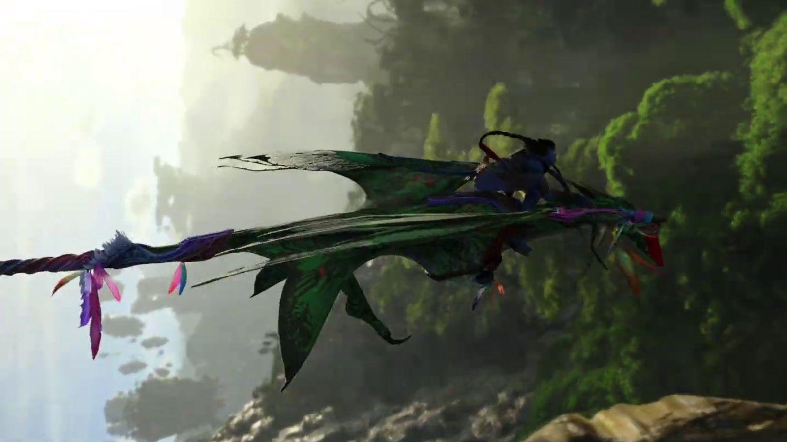 Avatar Frontiers of Pandora Ikran gliding