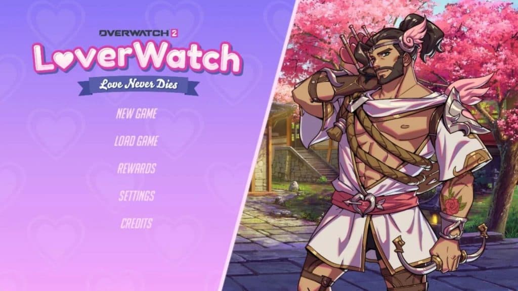loverwatch 2 menu in overwatch 2