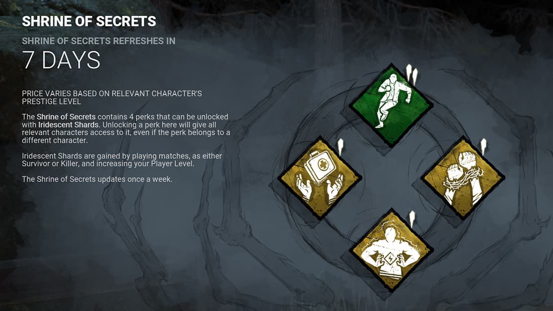 DBD Shrine of Secrets this week for march 22