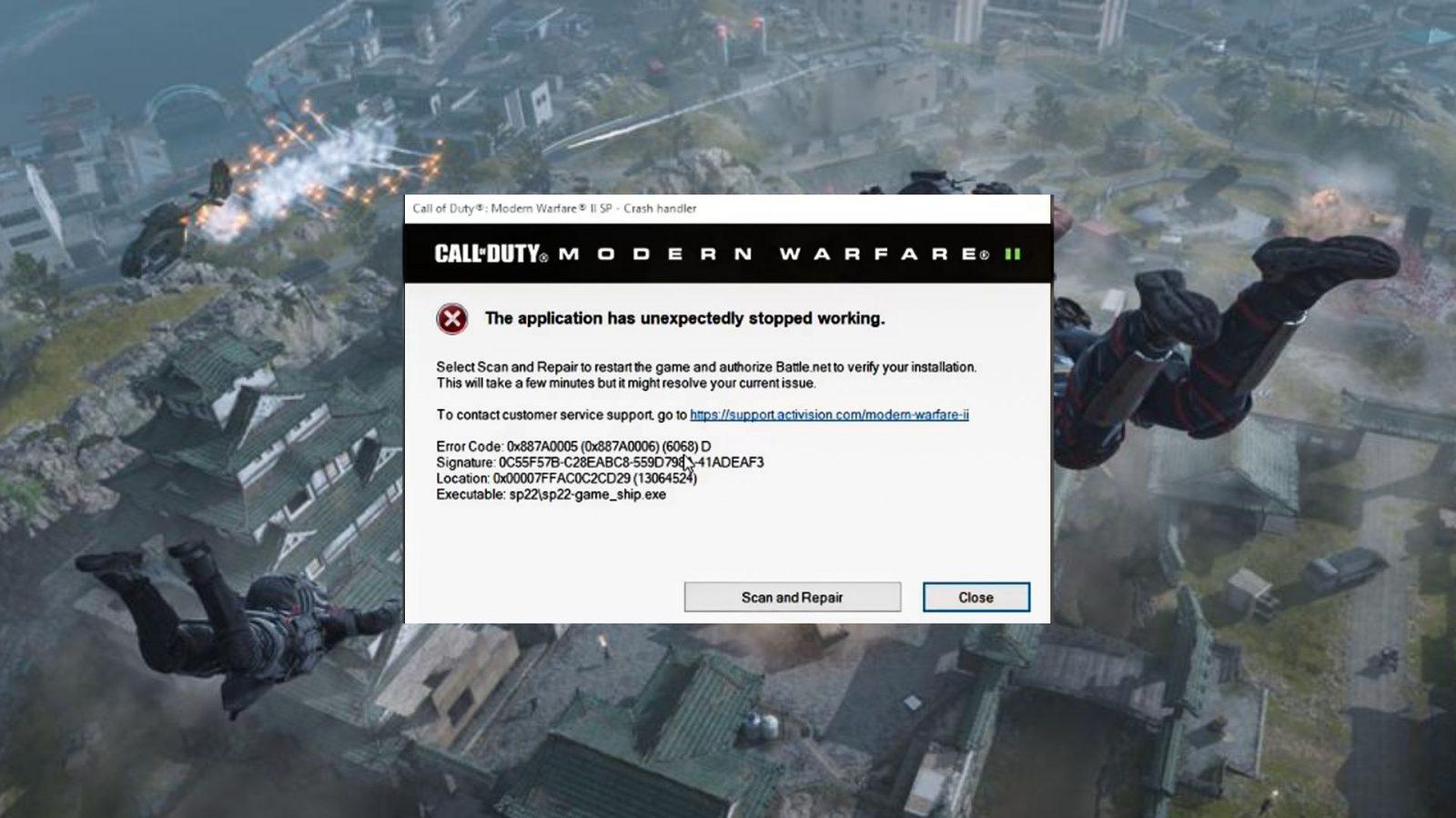 Modern Warfare 2 Scan and Repair error: How to fix, possible reasons, and  more