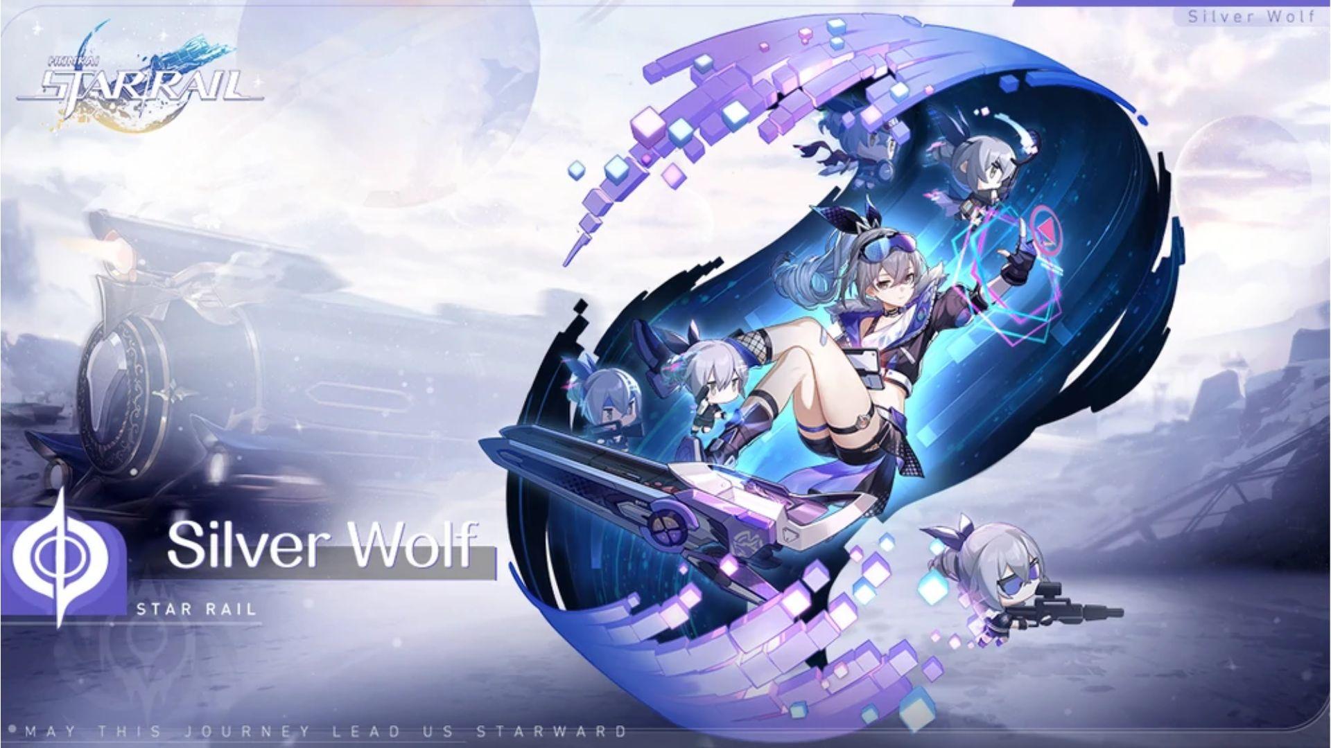 An image of official Silver Wolf artwork.
