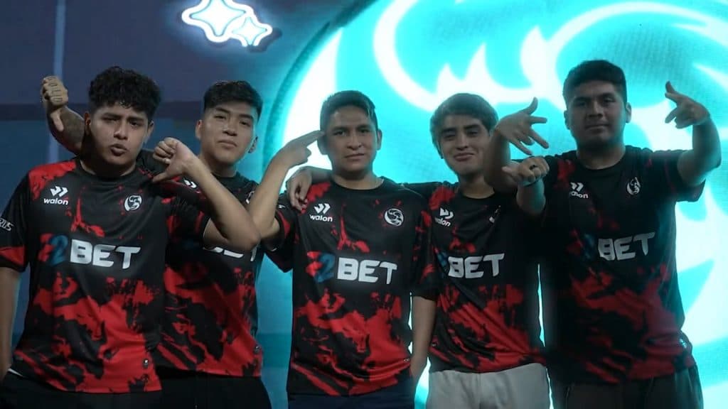 image featuring the new roster for beastcoast's Dota 2 roster for the 2022-23 season.