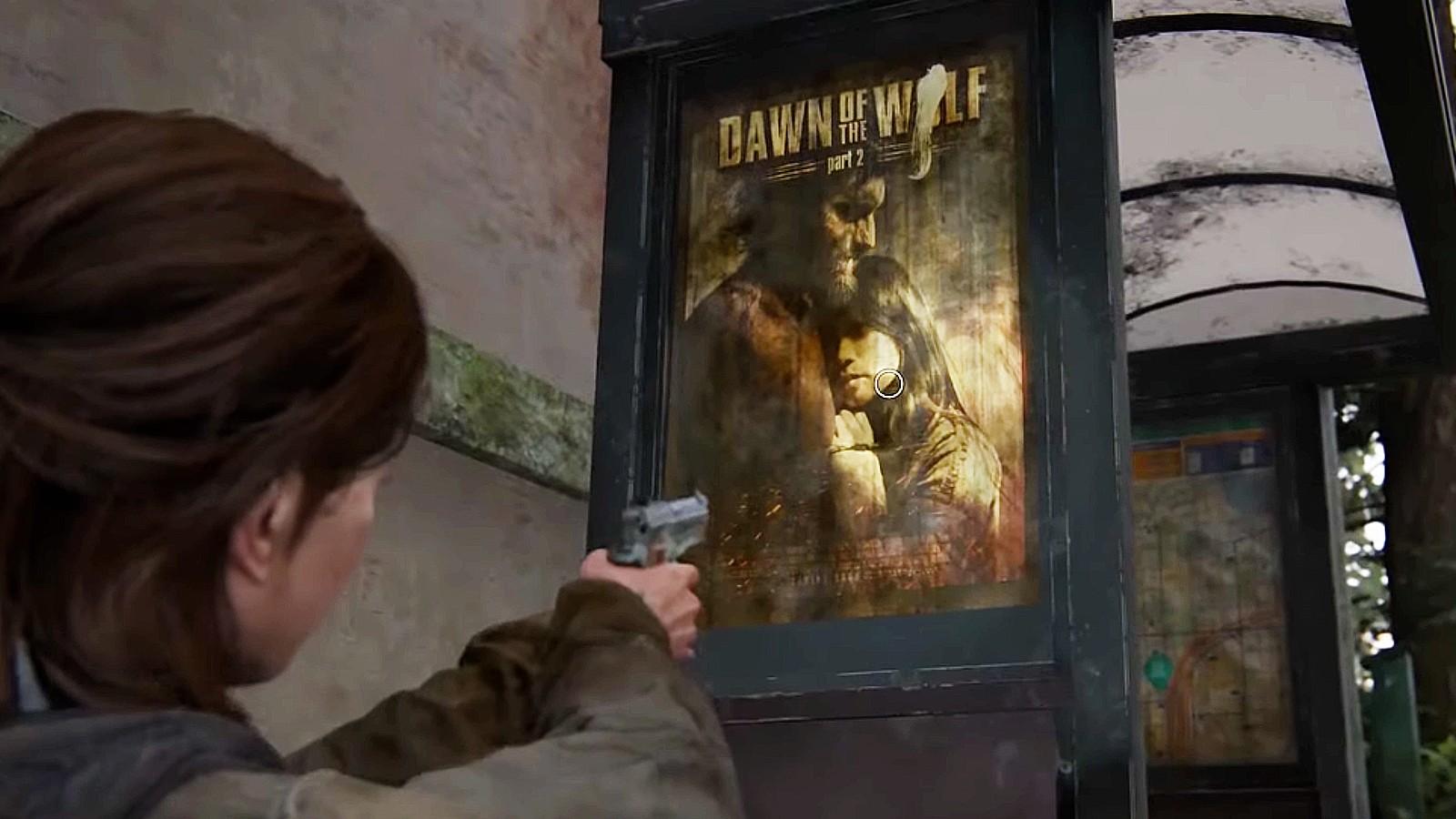 Dawn of the Wolf Part 2 poster in The Last of Us