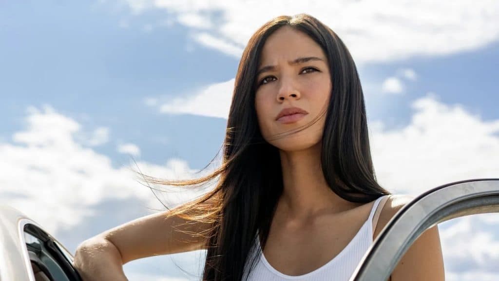 Kelsey Asbille as Monica Long Dutton in Yellowstone