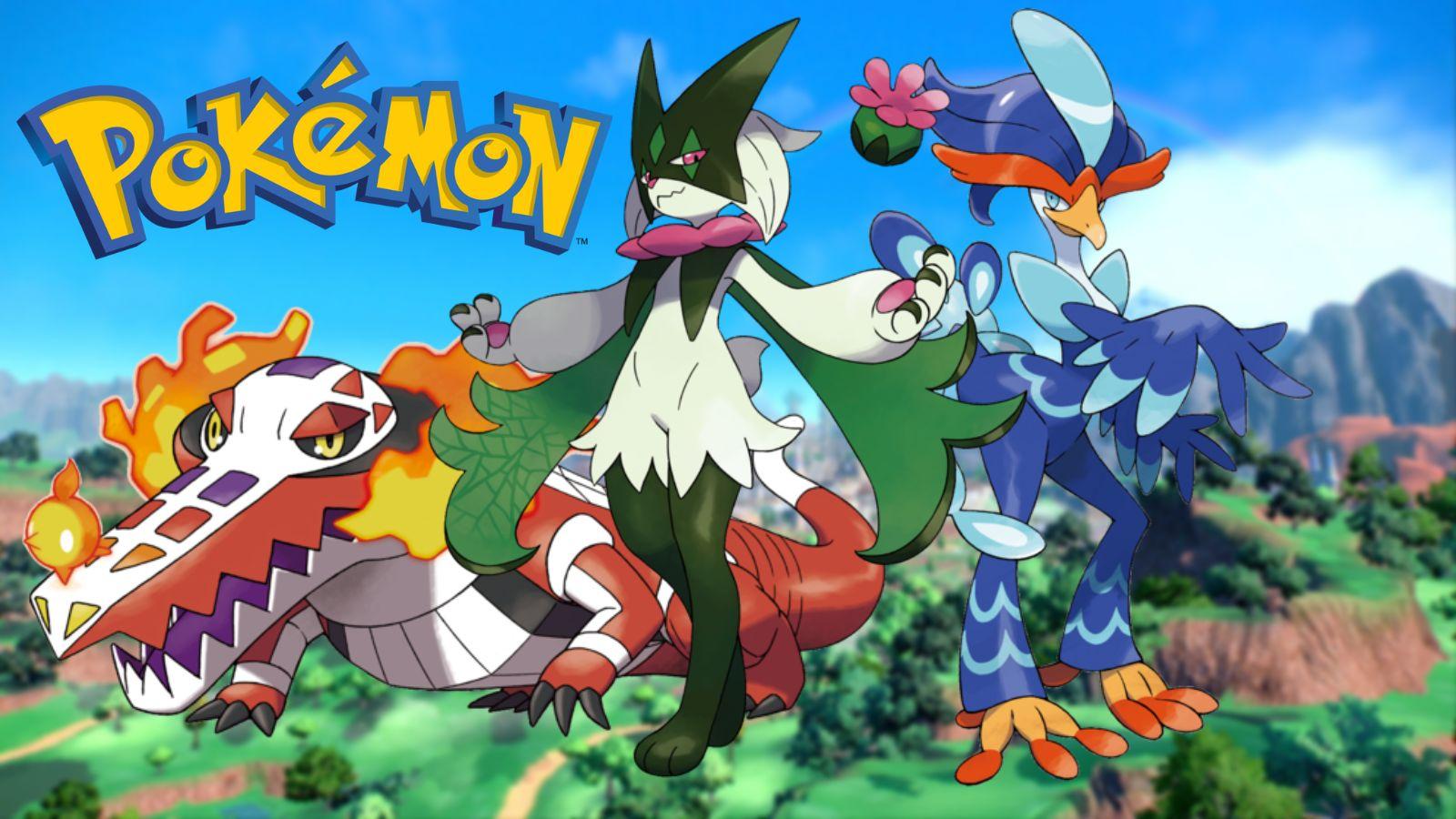 The 'Pokémon Scarlet And Violet' Starter Evolutions Have