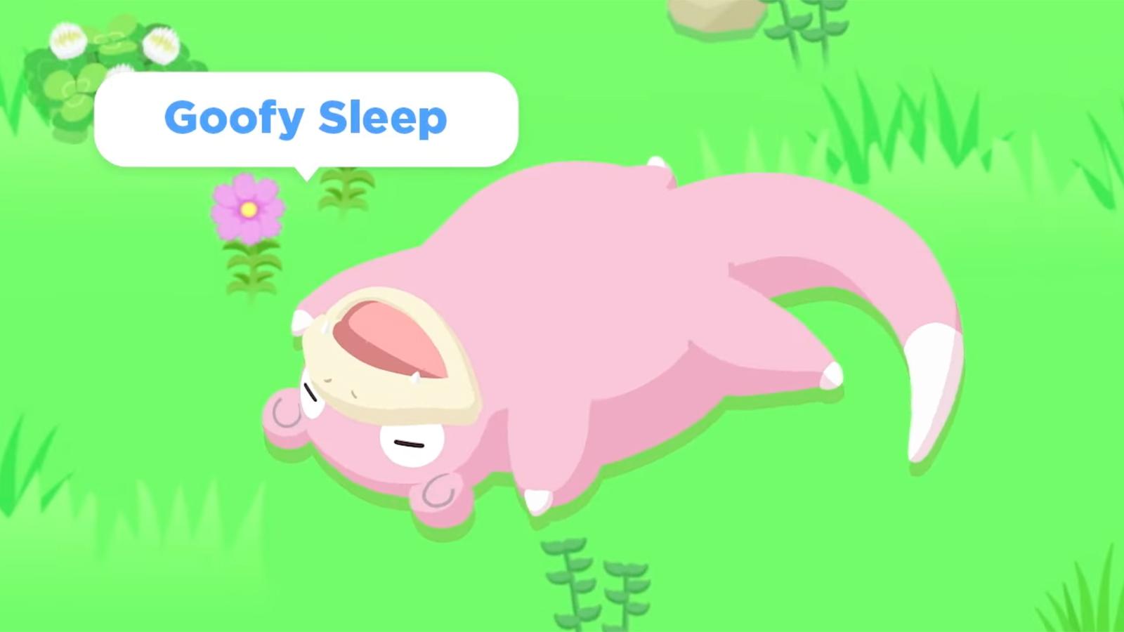 A screenshot of Pokemon Sleep