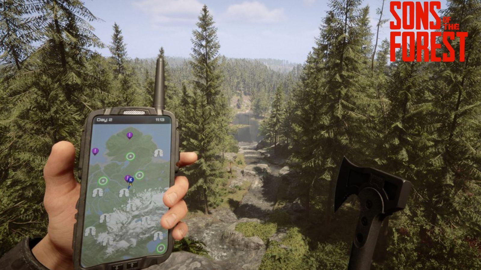 Sons of the Forest: How to use the GPS Locator - Dexerto