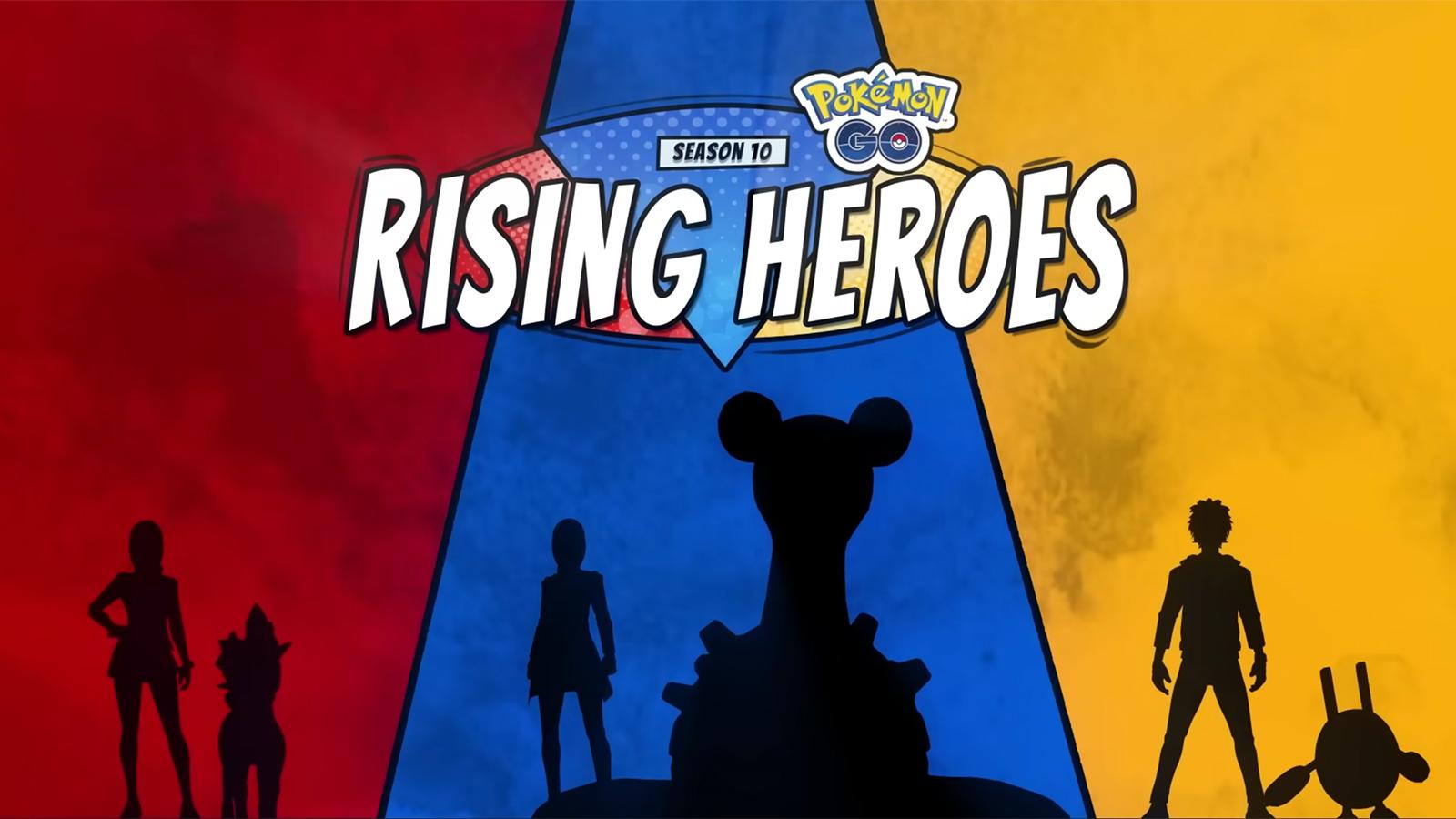 A poster for Pokemon Go Rising Heroes Season 10