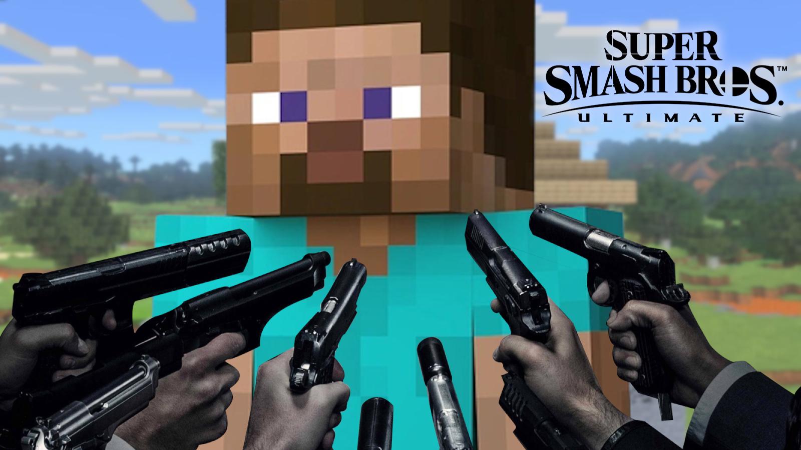 Minecraft steve banned from smash ultimate