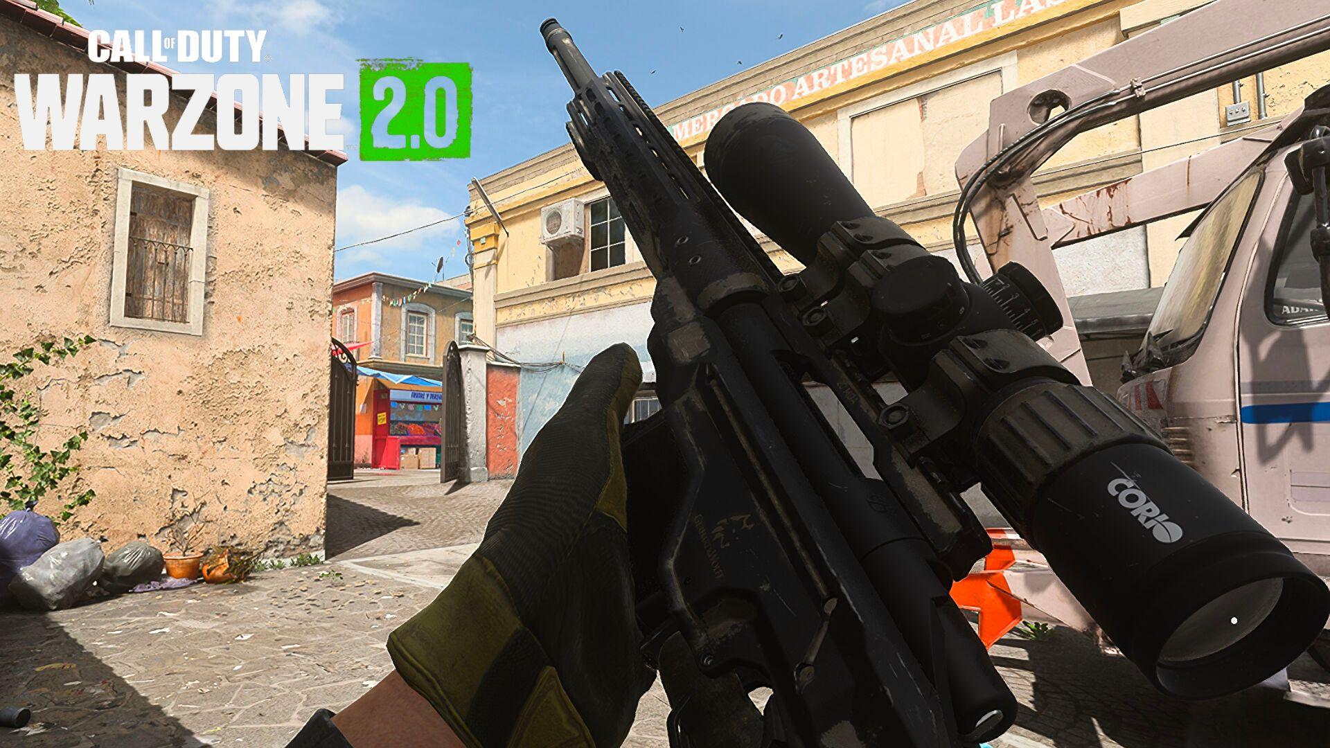 SP-X 80 sniper being held aloft in Call of Duty: Modern Warfare 2