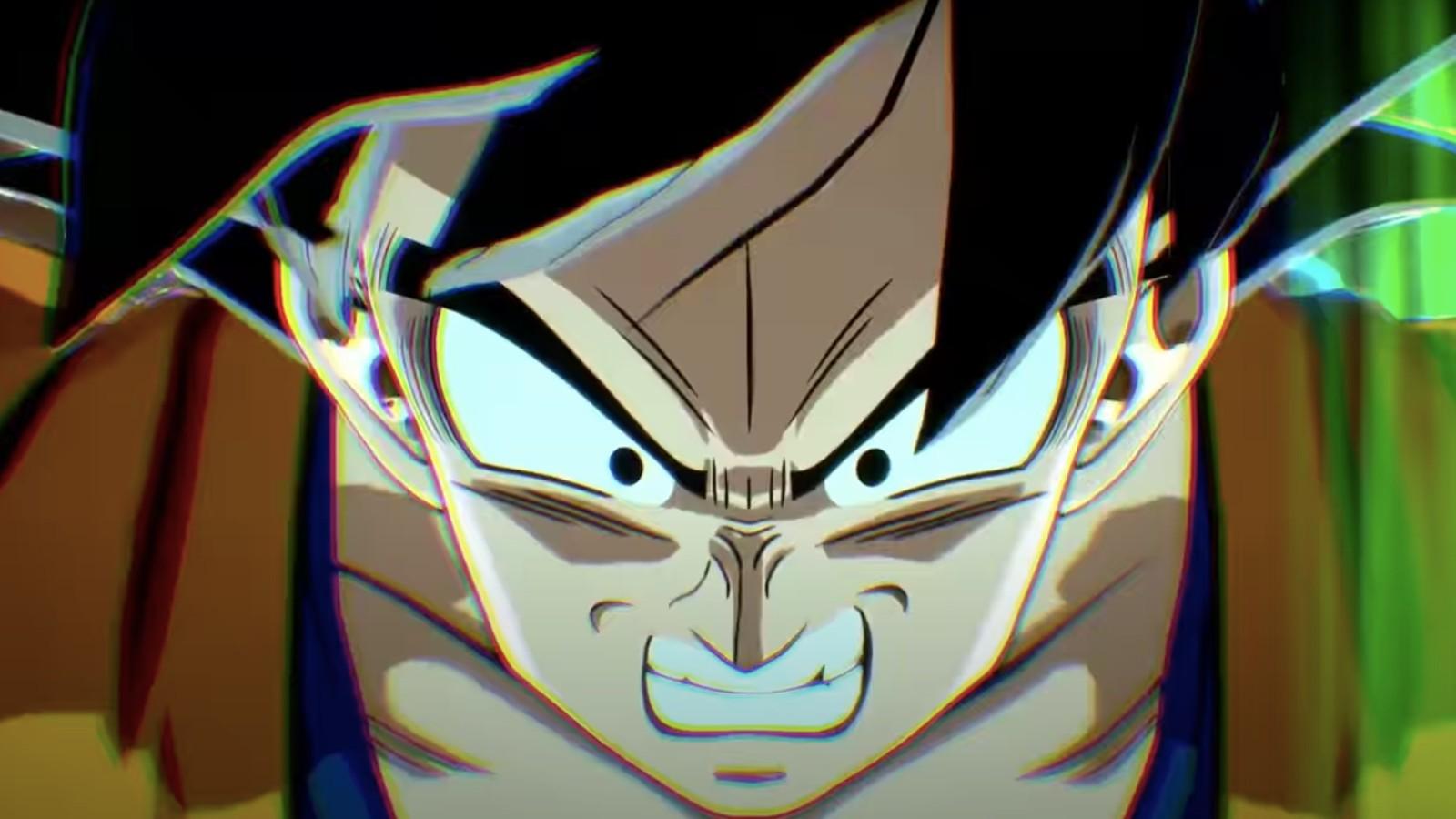 An image of Goku from the Dragon Ball Z Budokai Tenkaichi 4 teaser trailer.