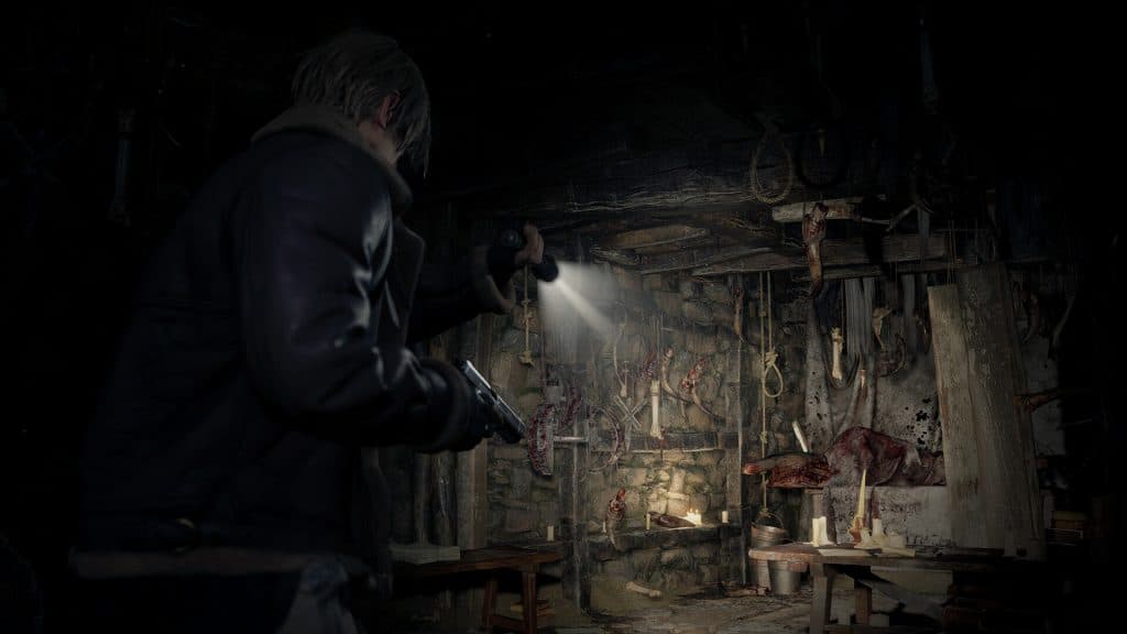 Leon in Resident Evil 4 Remake