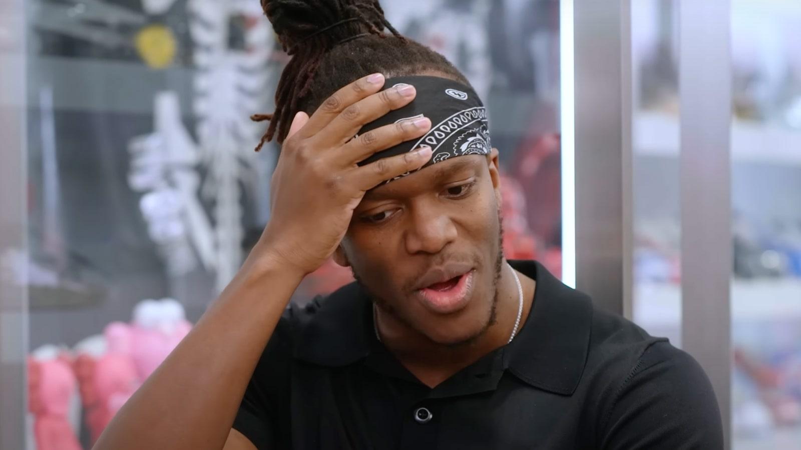 KSI gave away a $20k pair of Red October Yeezys as he “didn't know” their  worth - Dexerto