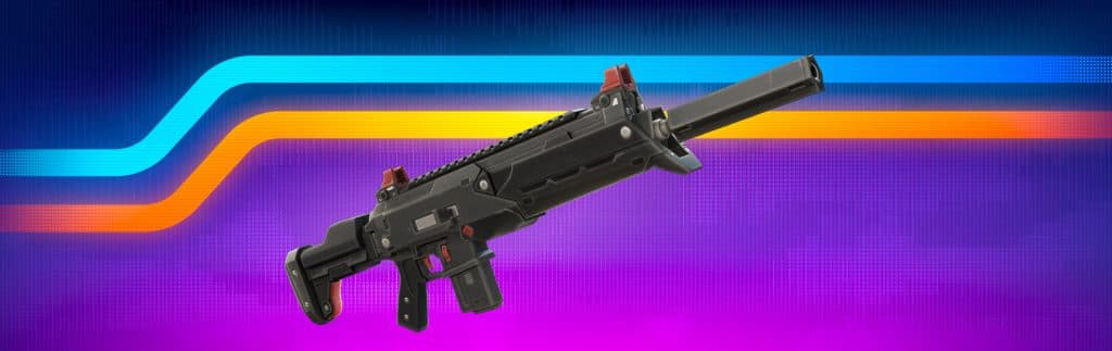 cover art featuring the havoc suppressed rifle in Fortnite chapter 4 season 2.