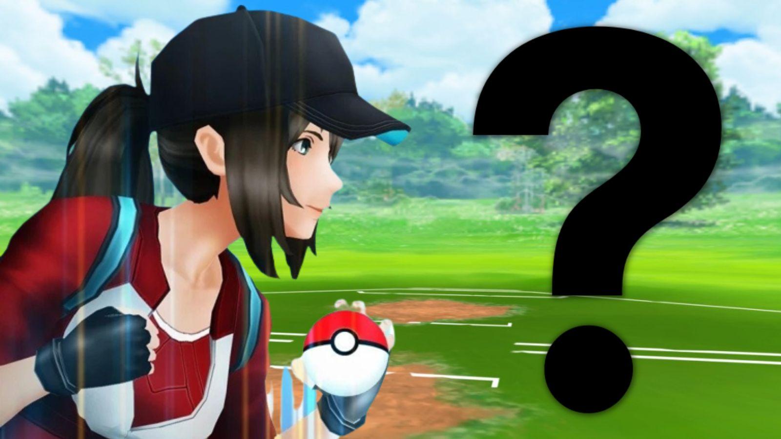 Pokemon go female trainer question mark header