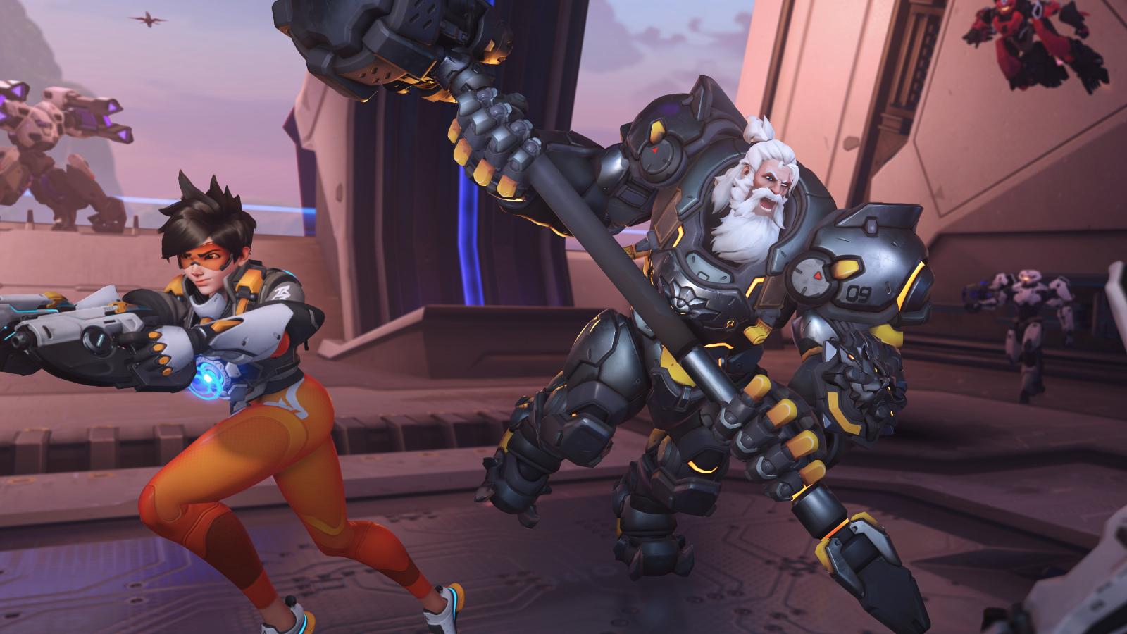 overwatch 2 pve with tracer and reinhardt